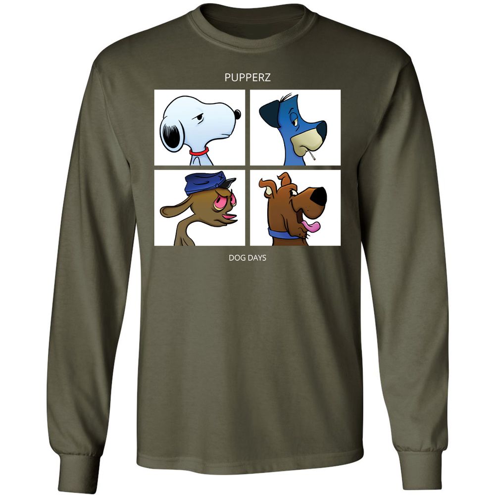 Long Sleeve T-Shirt - CKET5N5J - Military Green - 16