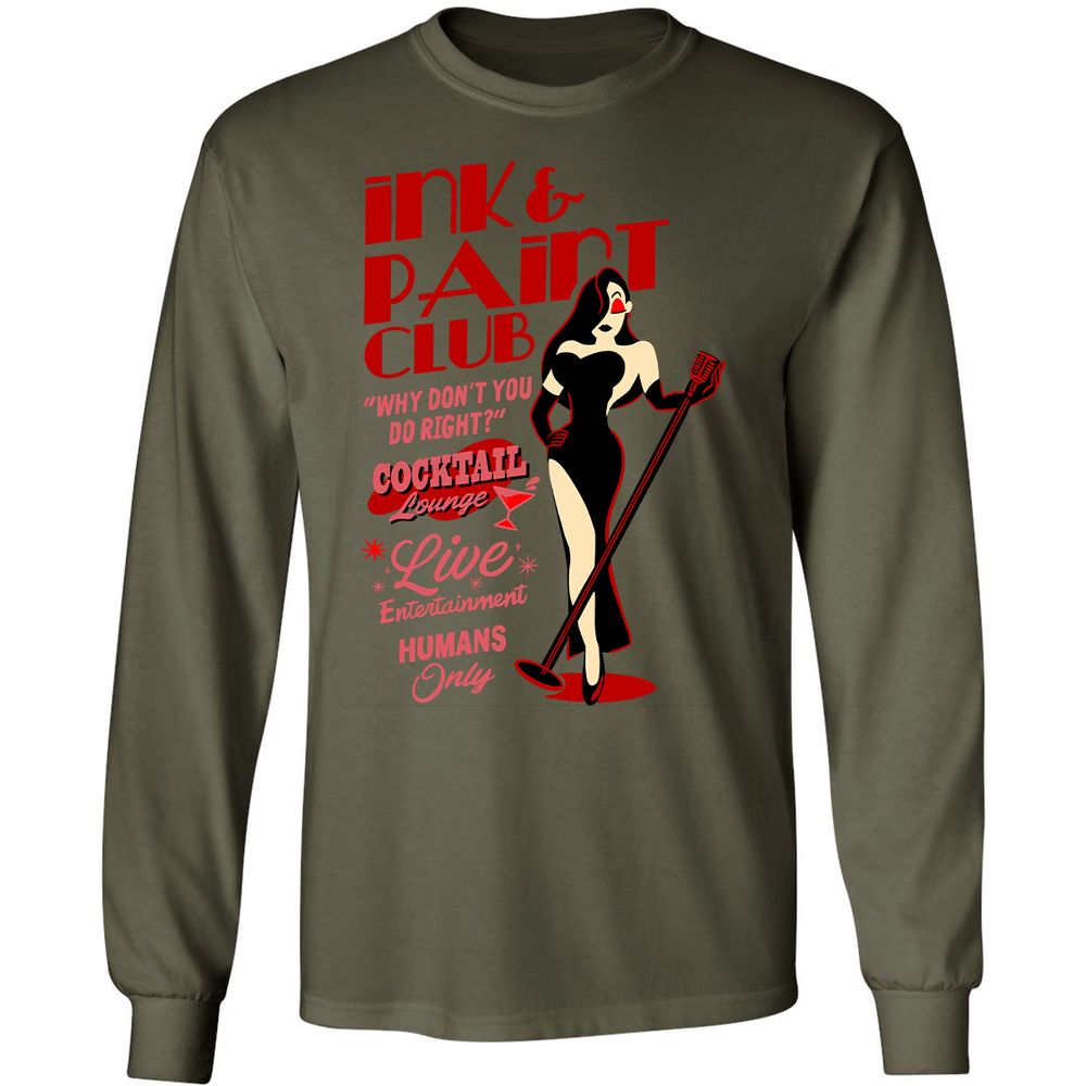 Long Sleeve T-Shirt - 3G6ZQL5Q - Military Green - 16