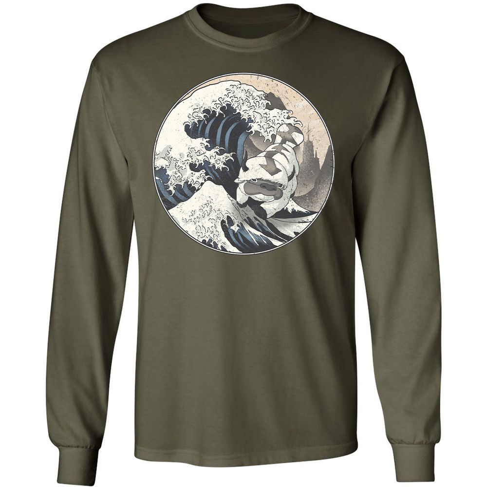 Long Sleeve T-Shirt - BHDXJBC8 - Military Green - 16