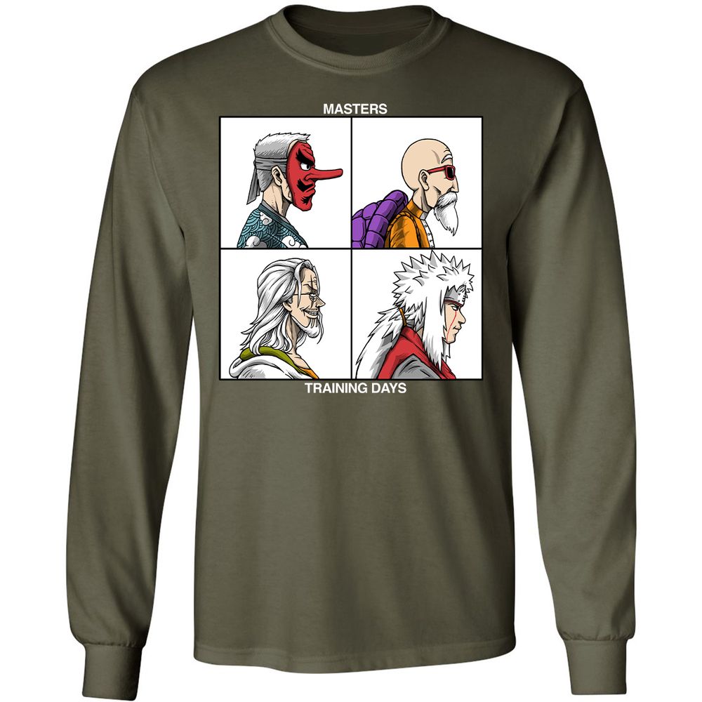 Long Sleeve T-Shirt - 3QRZQTMT - Military Green - 16