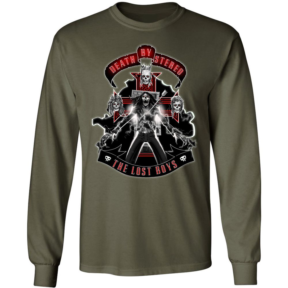 Long Sleeve T-Shirt - DLJYCZBD - Military Green - 16