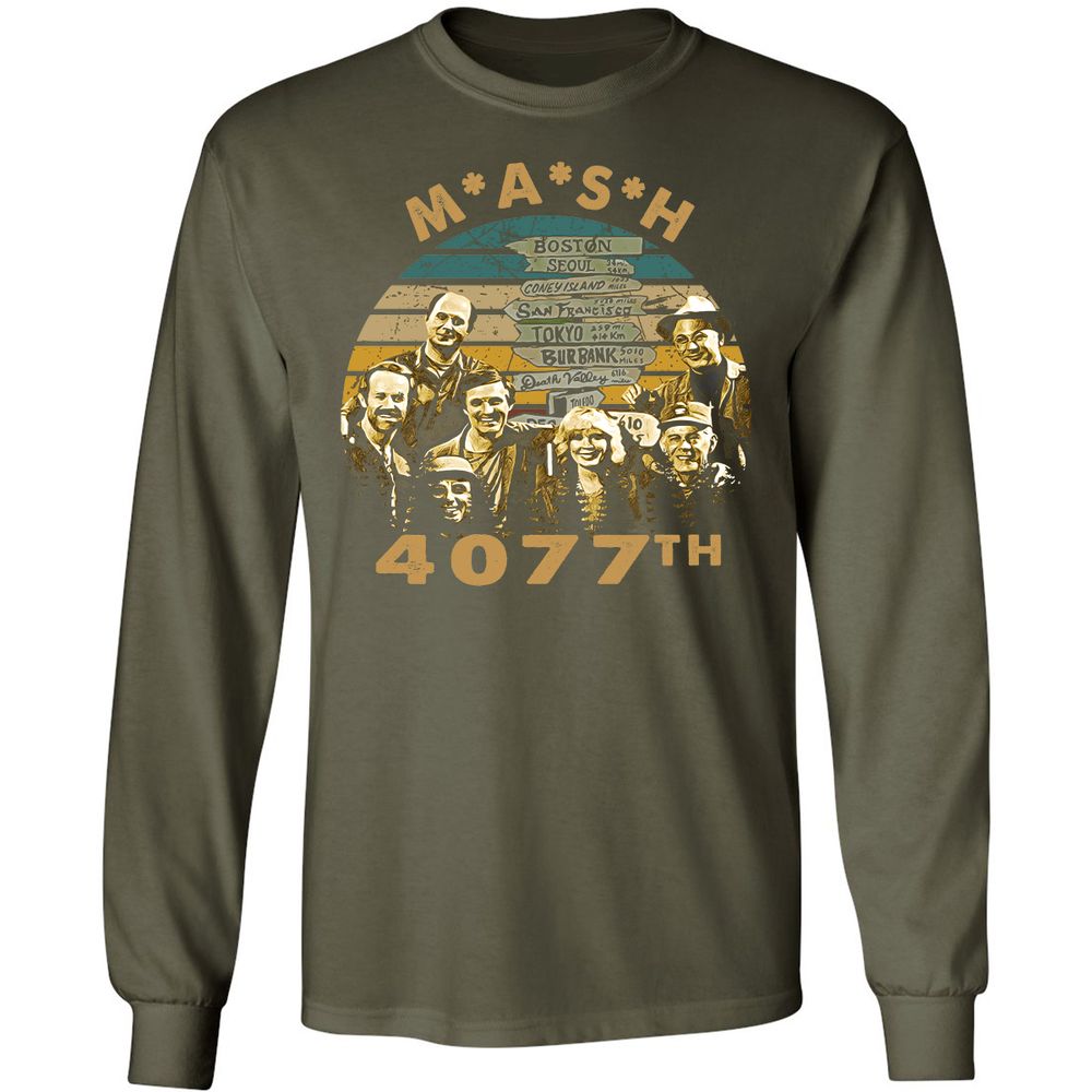 Long Sleeve T-Shirt - VTKKRLN4 - Military Green - 16