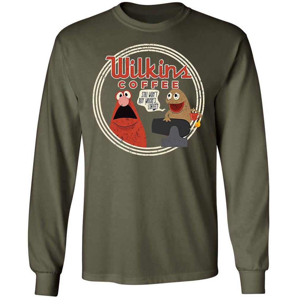 Long Sleeve T-Shirt - H178PCZX - Military Green - 16