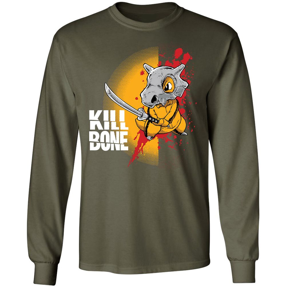 Long Sleeve T-Shirt - JE327H7V - Military Green - 16