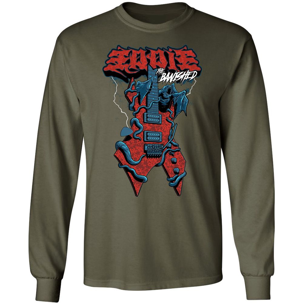 Long Sleeve T-Shirt - 932F42TQ - Military Green - 16