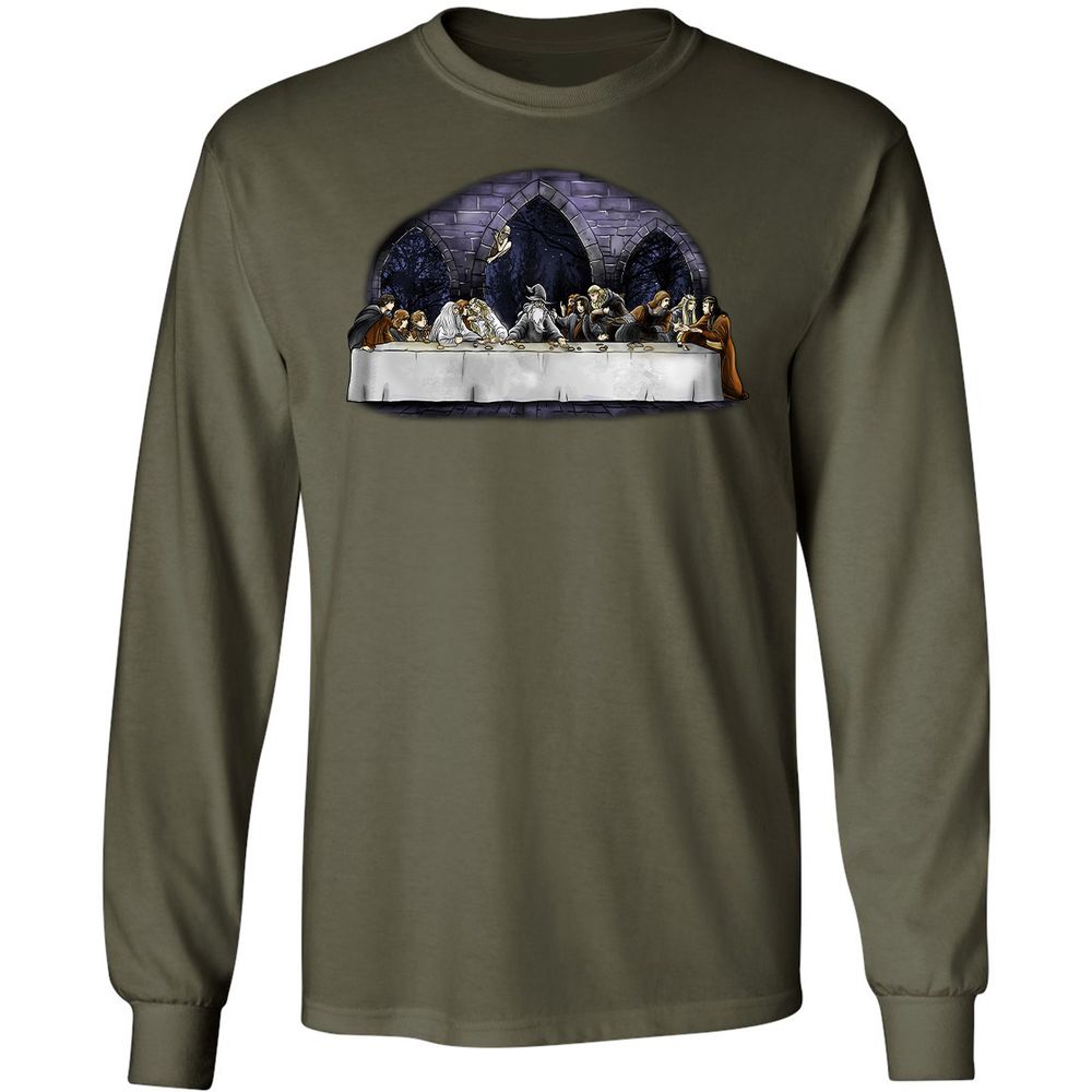 Long Sleeve T-Shirt - ZB3AHBG5 - Military Green - 16