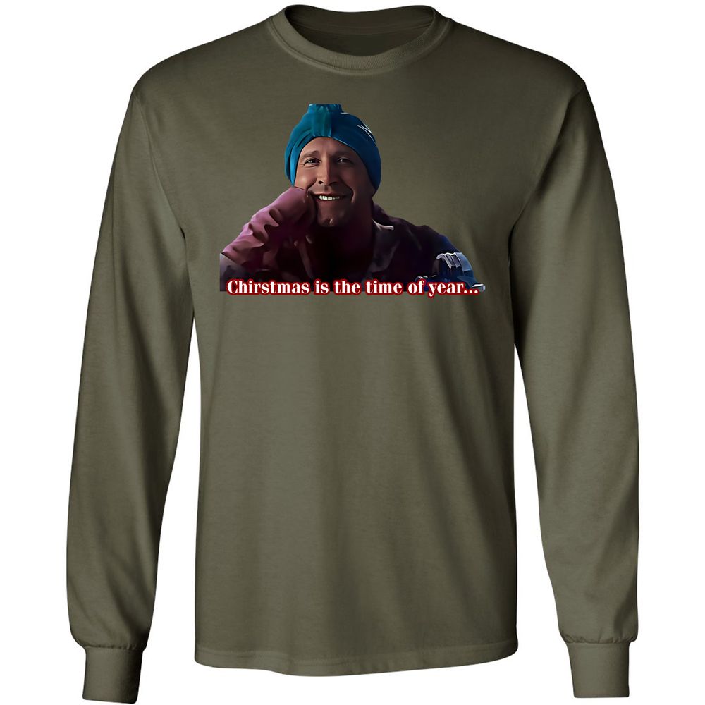 Long Sleeve T-Shirt - E5MBTQG1 - Military Green - 16