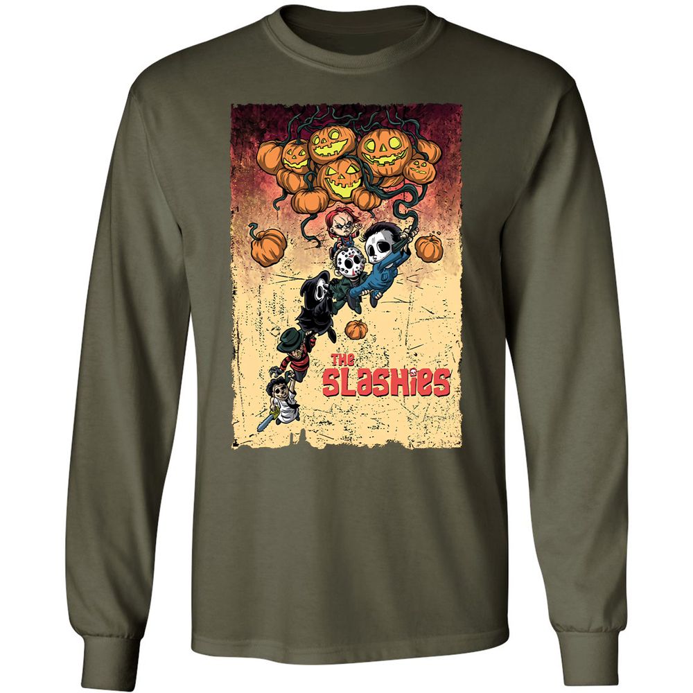 Long Sleeve T-Shirt - S1SM8RWC - Military Green - 16