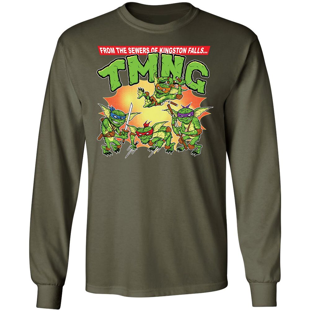 Long Sleeve T-Shirt - N3PEE1GX - Military Green - 16