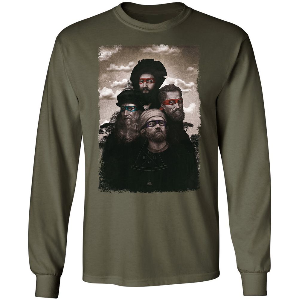 Long Sleeve T-Shirt - 5LVTZ19Q - Military Green - 16