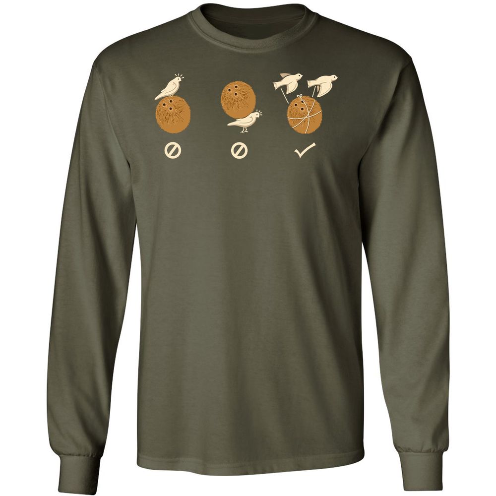Long Sleeve T-Shirt - 2JYQTQAY - Military Green - 16