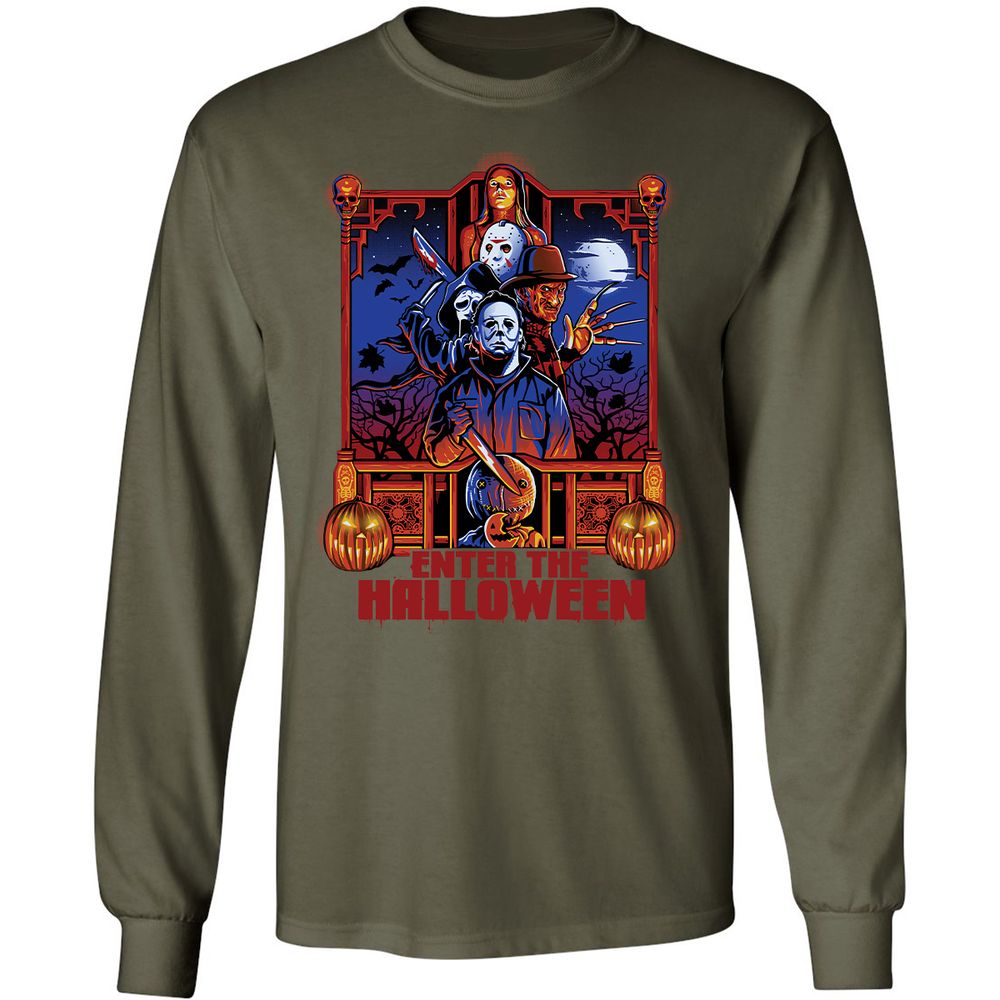 Long Sleeve T-Shirt - CHRRBYG8 - Military Green - 16