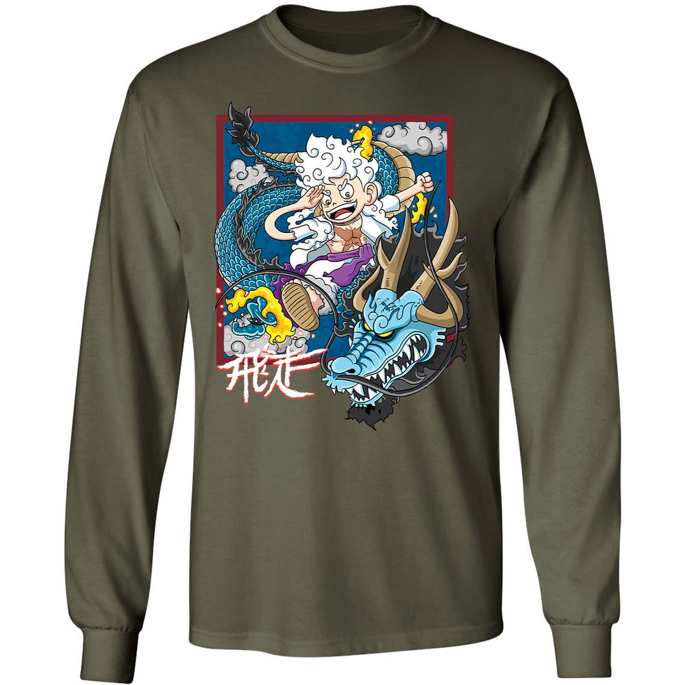 Long Sleeve T-Shirt - FH91H2Y5 - Military Green - 16