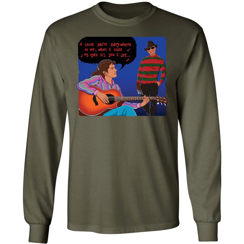 Long Sleeve T-Shirt - MWPFRLV4 - Military Green - 16