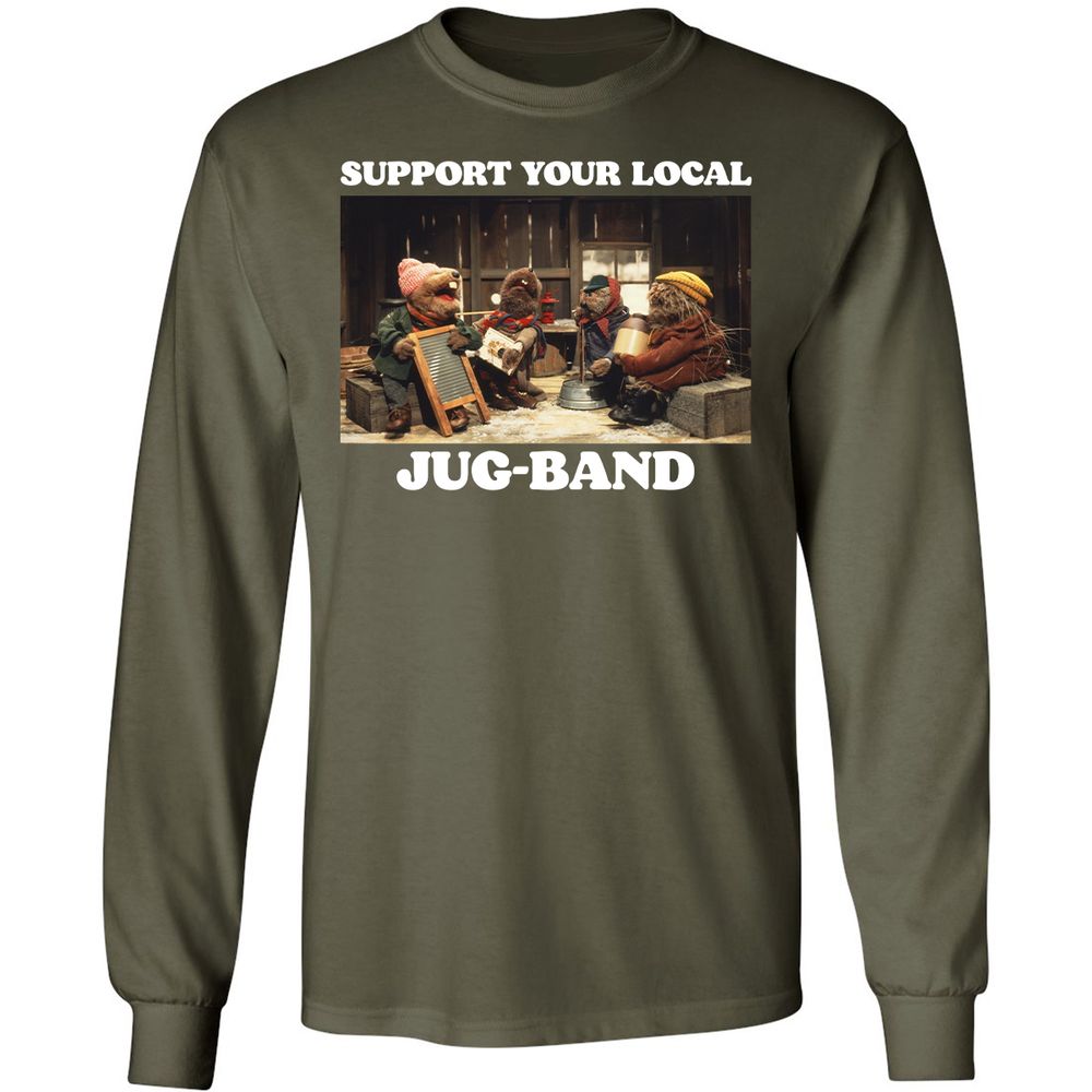 Support Your local - Military Green - 16