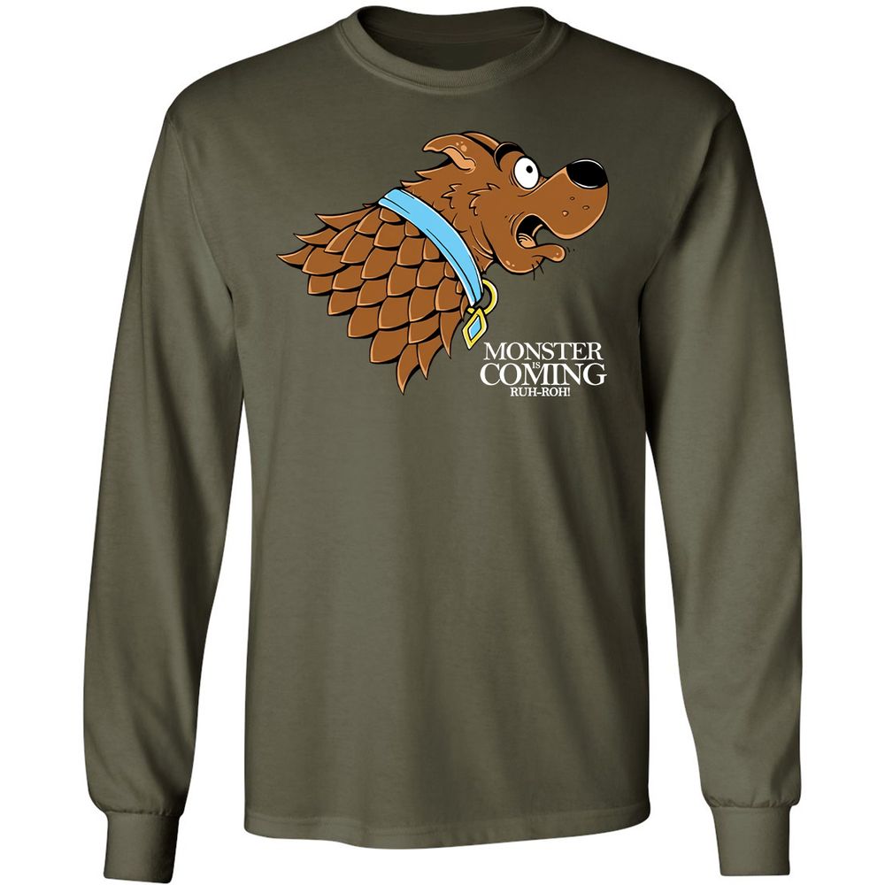 Long Sleeve T-Shirt - MQH2SJRU - Military Green - 16