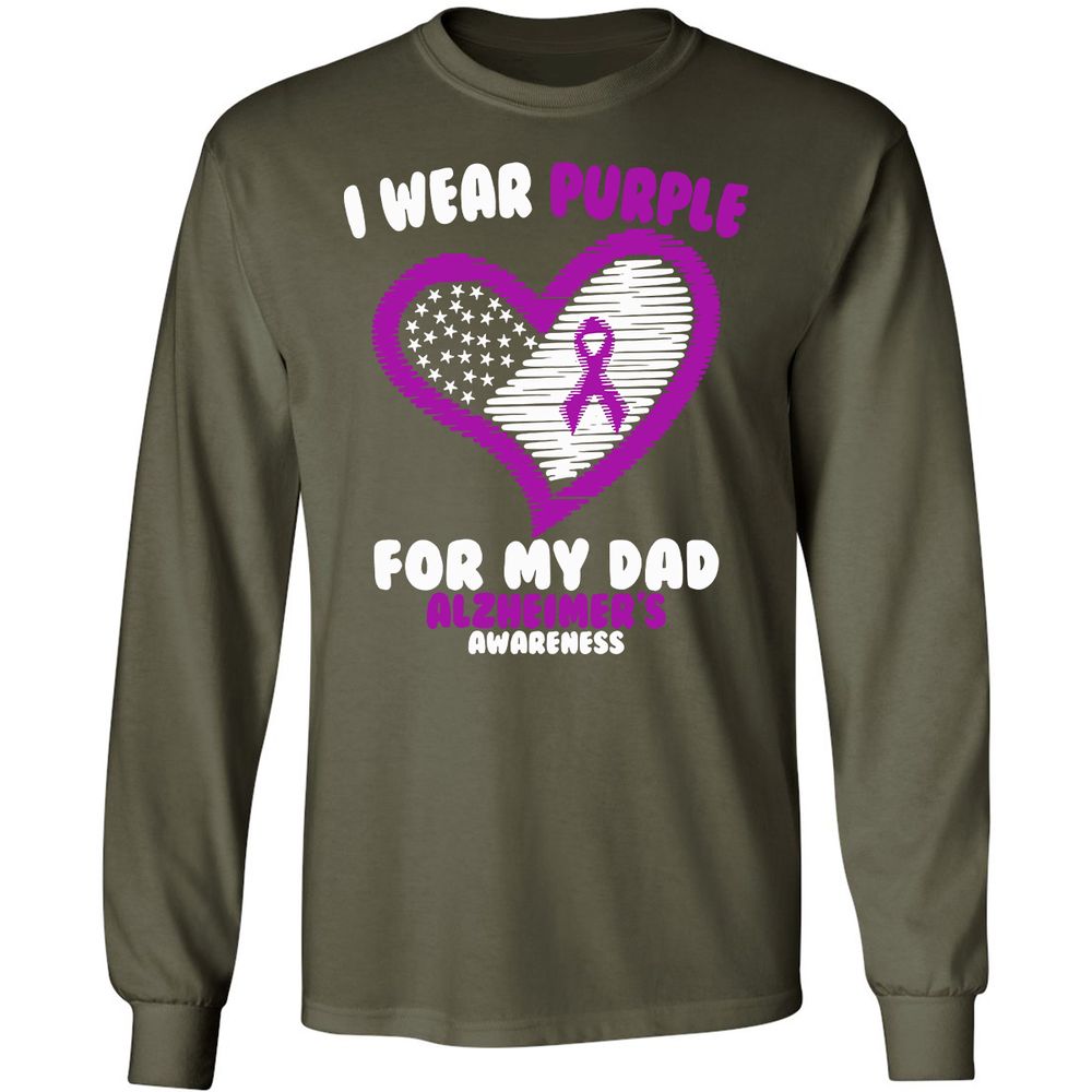 Long Sleeve T-Shirt - M8B71AH6 - Military Green - 16