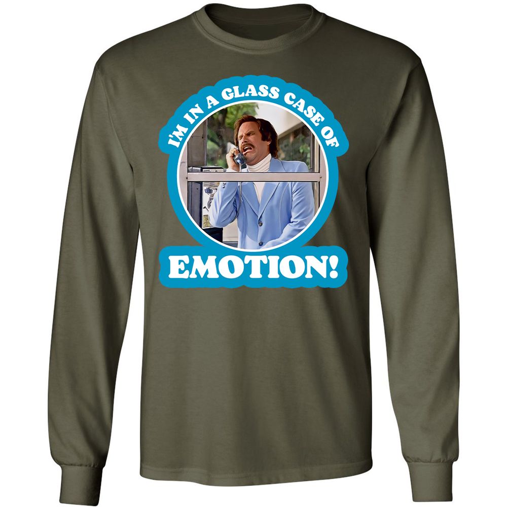 Long Sleeve T-Shirt - E5JVEUN9 - Military Green - 16