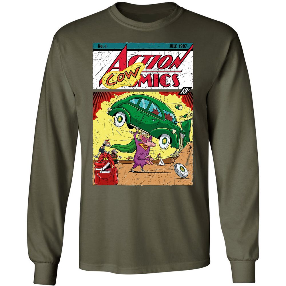 Long Sleeve T-Shirt - A2JAALBB - Military Green - 16