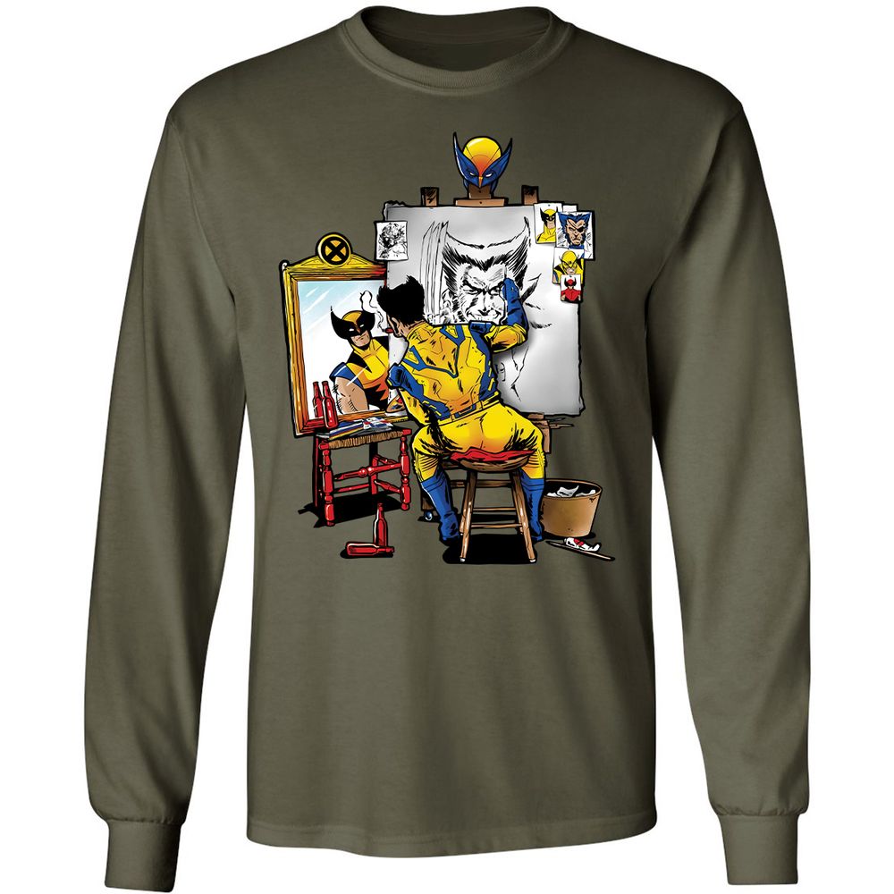 Long Sleeve T-Shirt - CYDXTDPL - Military Green - 16