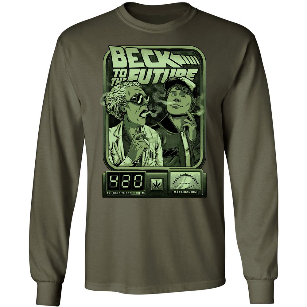 Long Sleeve T-Shirt - XB1YX1N9 - Military Green - 16