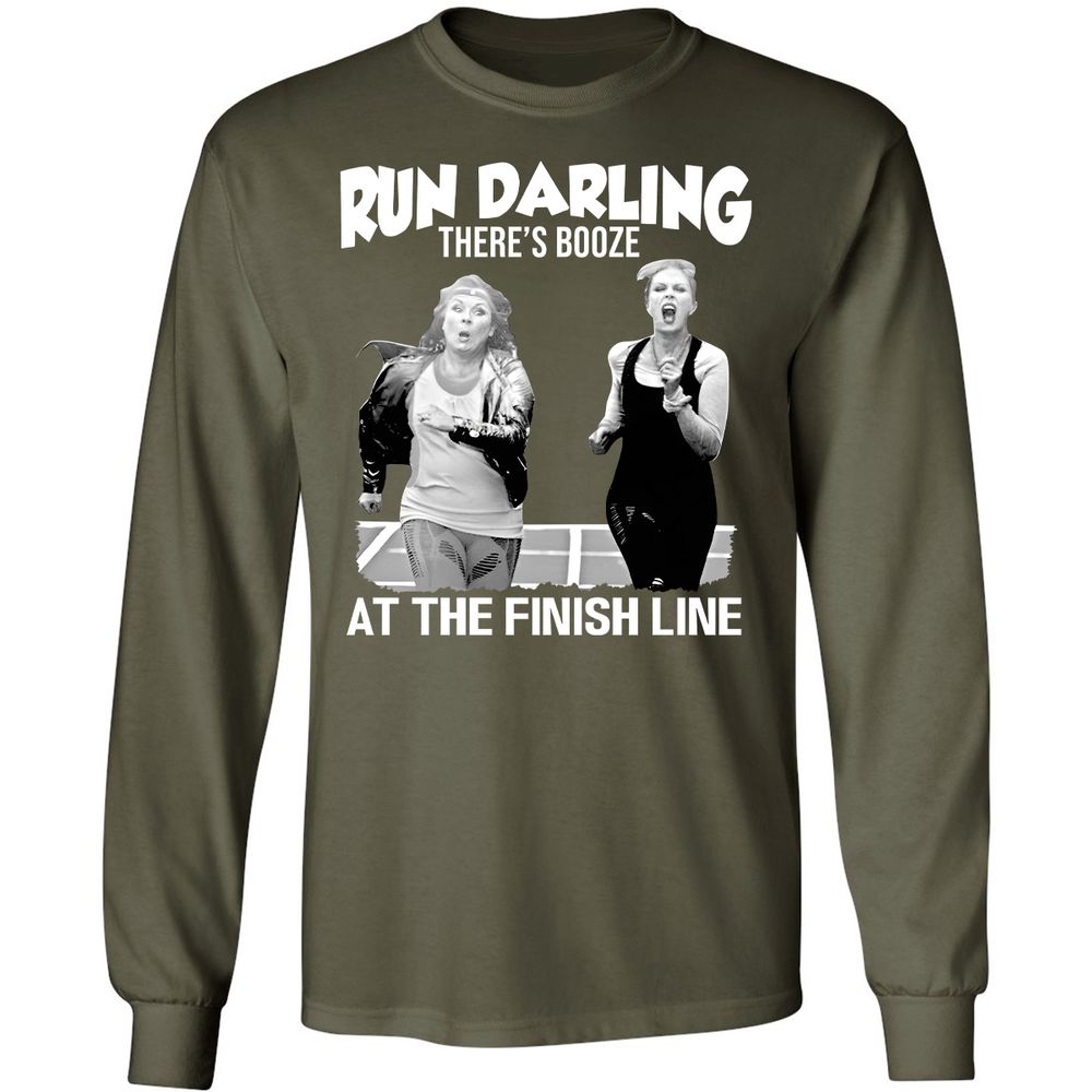 Run Darling Long Sleeve T-Shirt - Military Green - 16