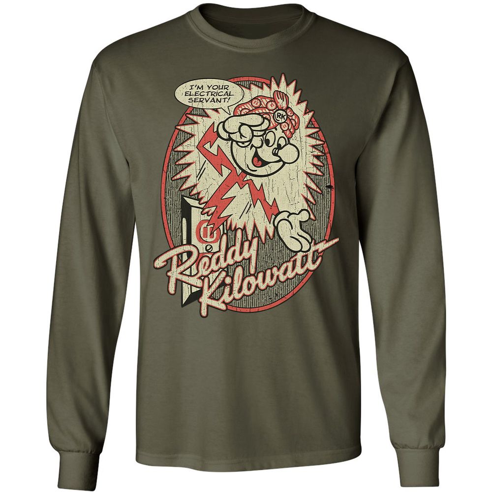 Long Sleeve T-Shirt - 3U45H9RP - Military Green - 16