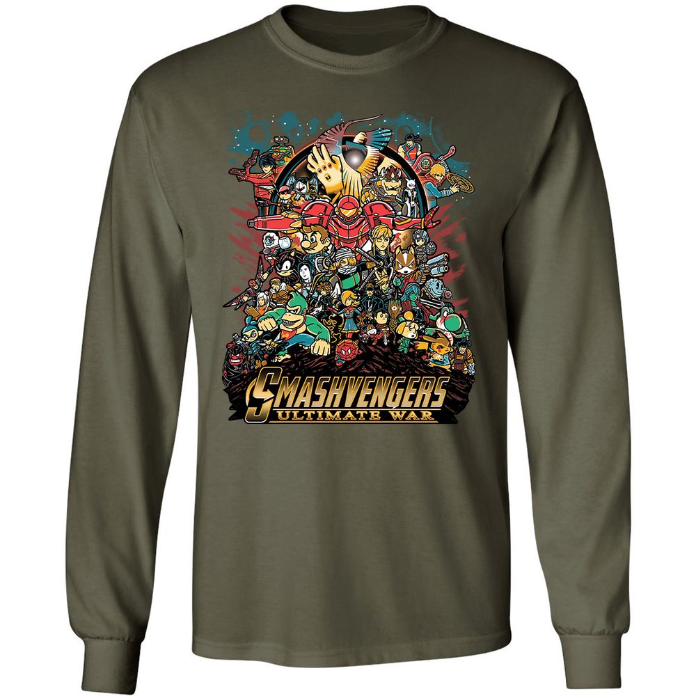 Long Sleeve T-Shirt - AMF1ZGFC - Military Green - 16