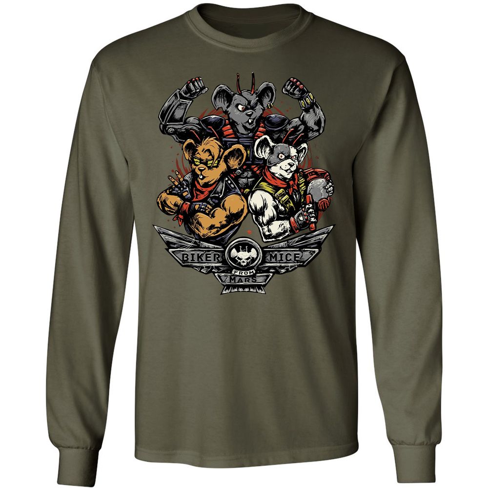 Long Sleeve T-Shirt - 5RB3PQN5 - Military Green - 16
