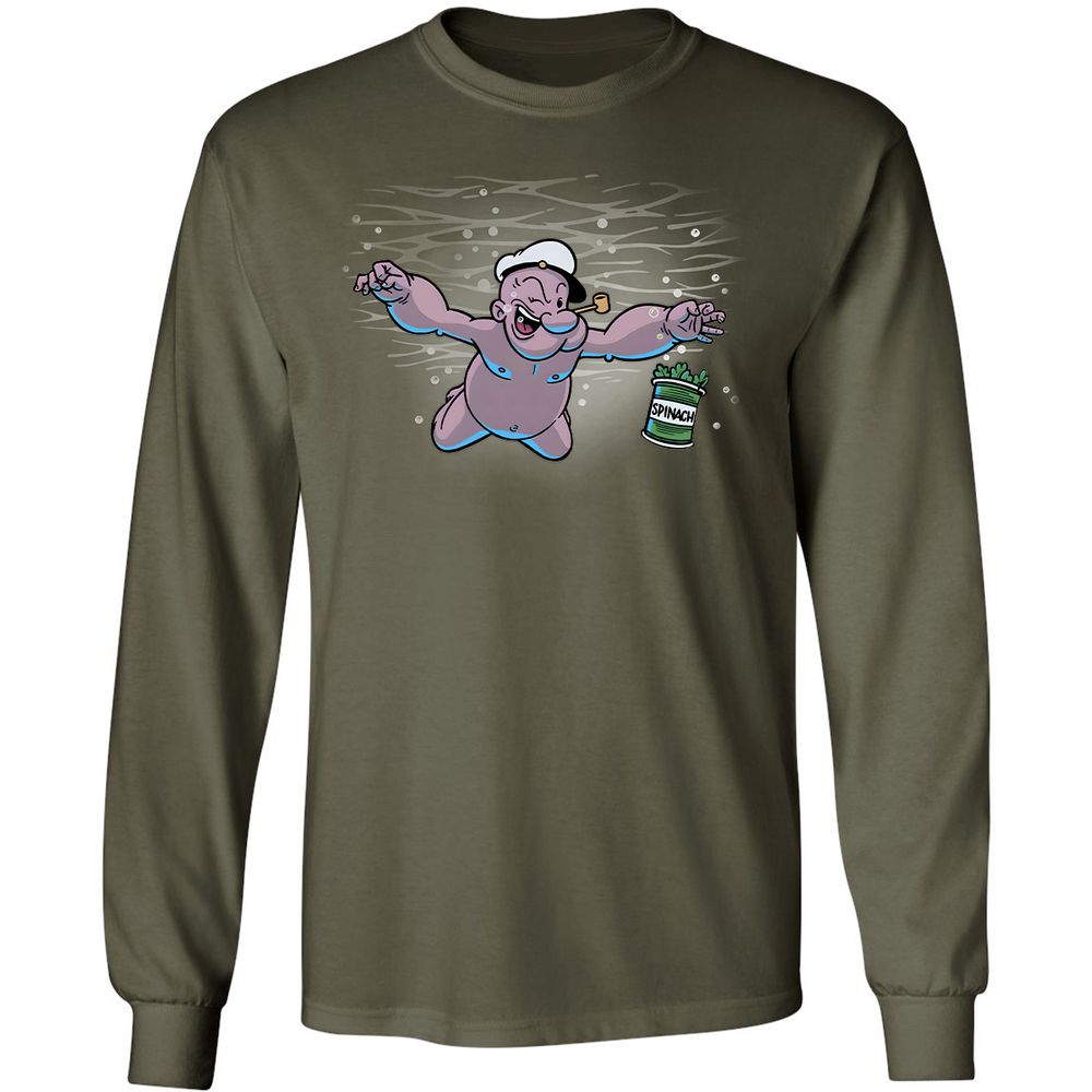 Long Sleeve T-Shirt - VNWXPA7X - Military Green - 16
