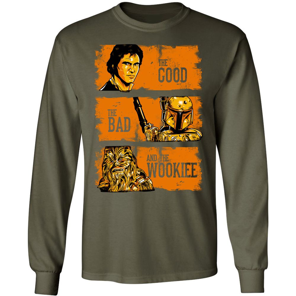 Long Sleeve T-Shirt - QJRUFBGT - Military Green - 16