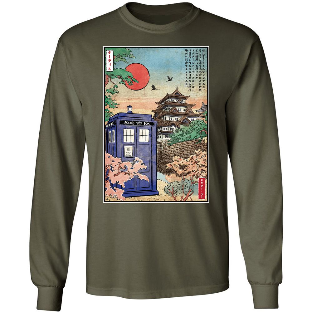 Long Sleeve T-Shirt - 825XUB3S - Military Green - 16
