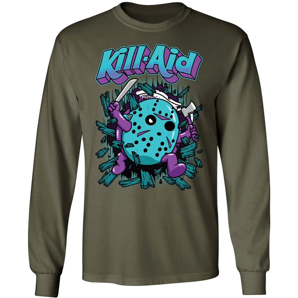 Long Sleeve T-Shirt - TRSRGNR1 - Military Green - 16