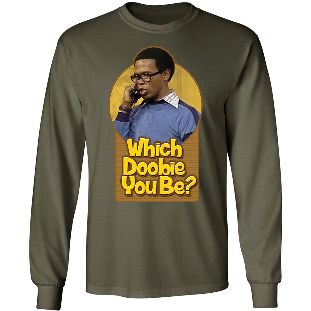 Long Sleeve T-Shirt - KJ6B2TU8 - Military Green - 16