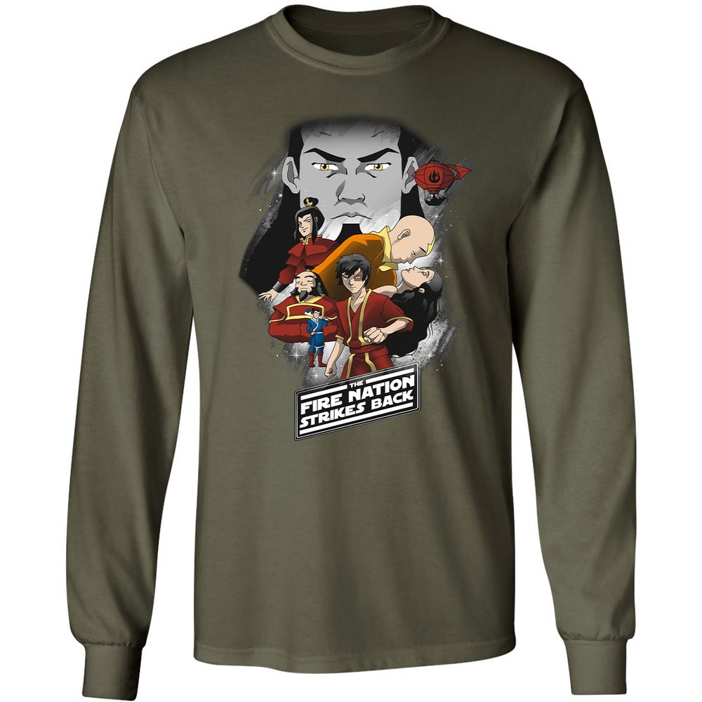 Long Sleeve T-Shirt - 6GFRXX8E - Military Green - 16