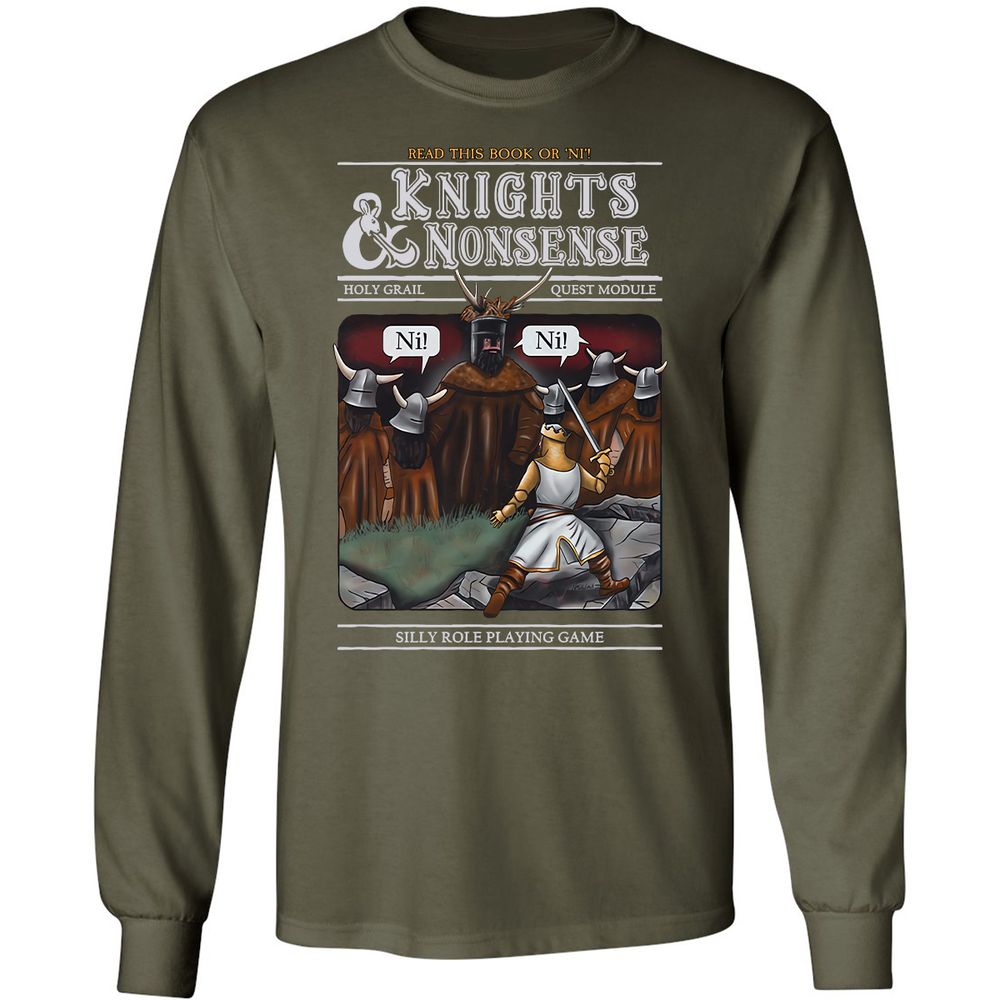 Long Sleeve T-Shirt - RFJ8QY3S - Military Green - 16