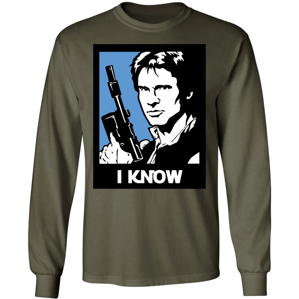 Long Sleeve T-Shirt - ADHCWV9S - Military Green - 16