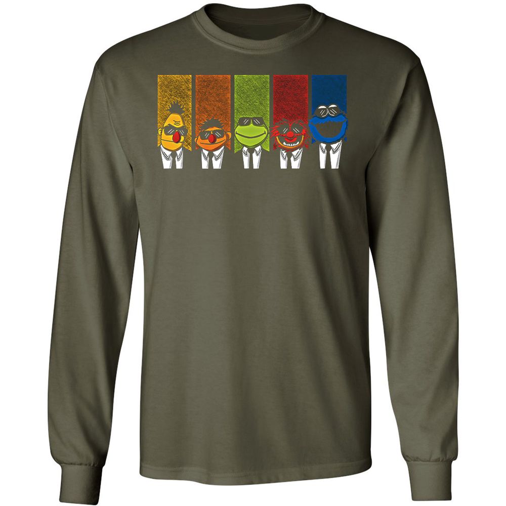 Long Sleeve T-Shirt - YD1N13QQ - Military Green - 16