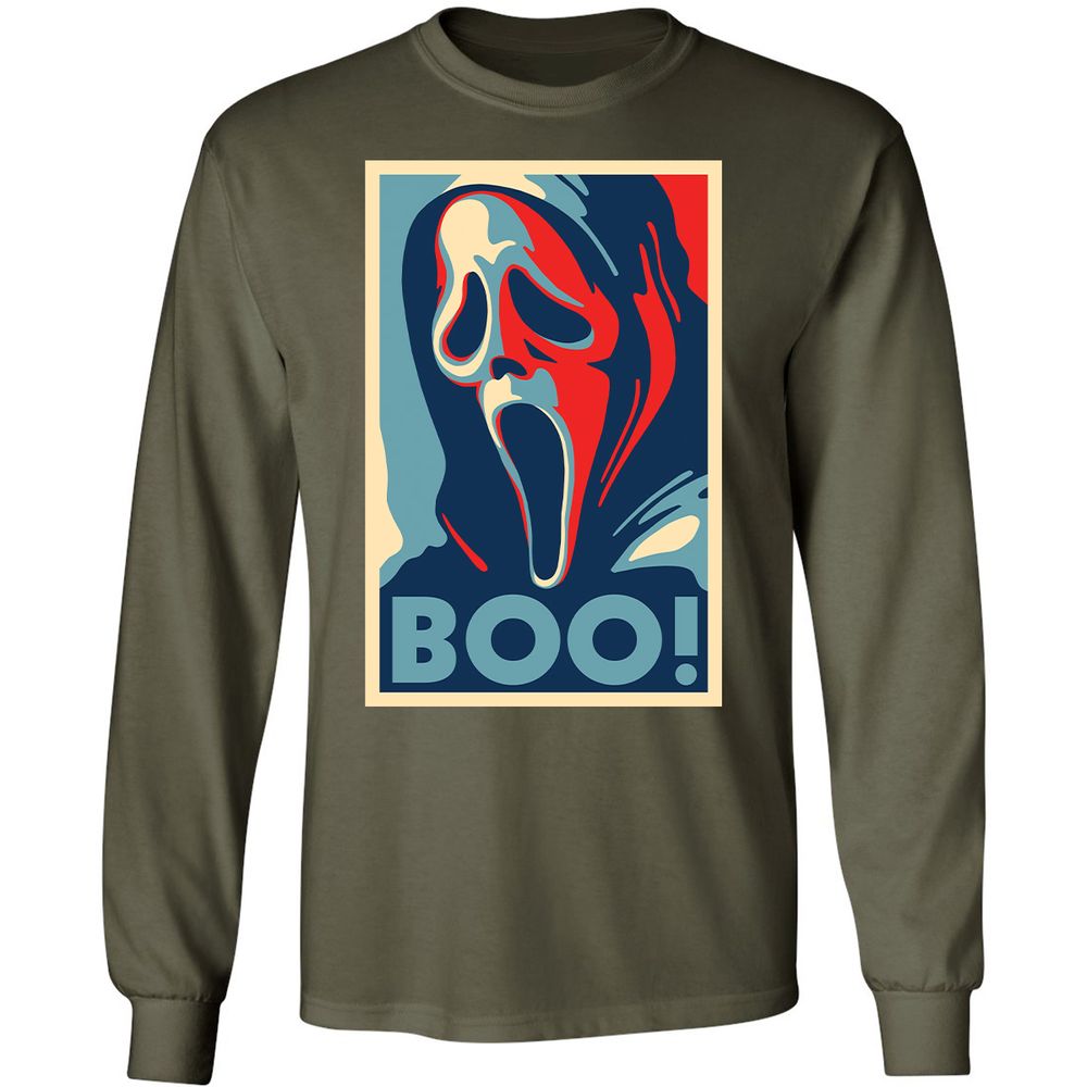 Long Sleeve T-Shirt - KSZZGJ59 - Military Green - 16