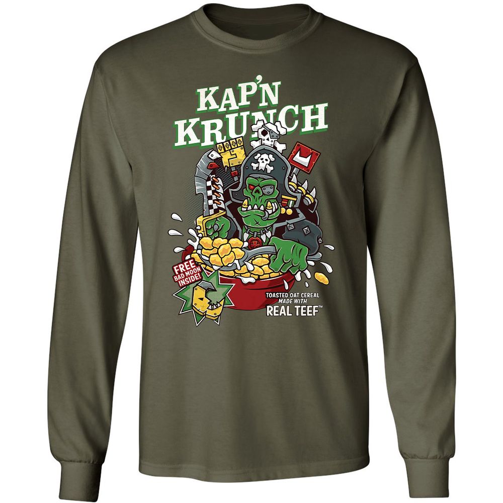 Long Sleeve T-Shirt - 844NGELY - Military Green - 16
