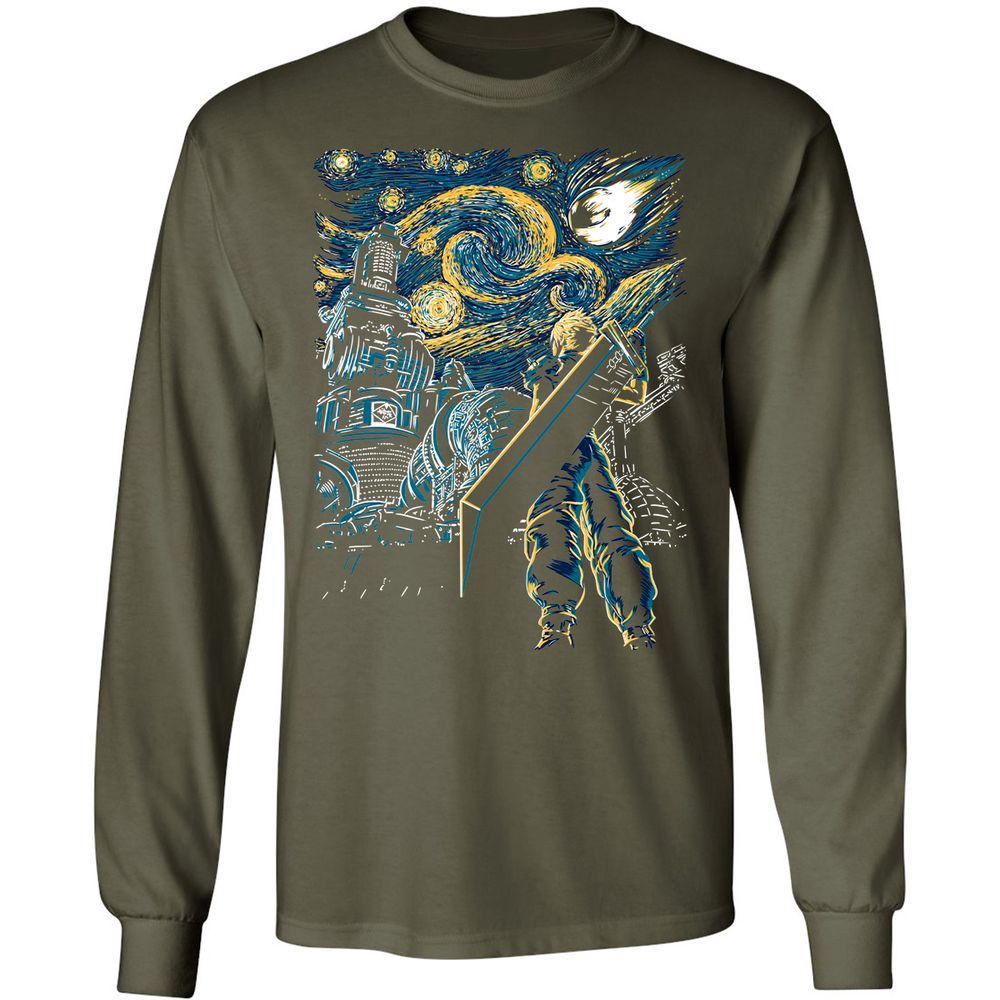 Long Sleeve T-Shirt - QUKV4Z51 - Military Green - 16