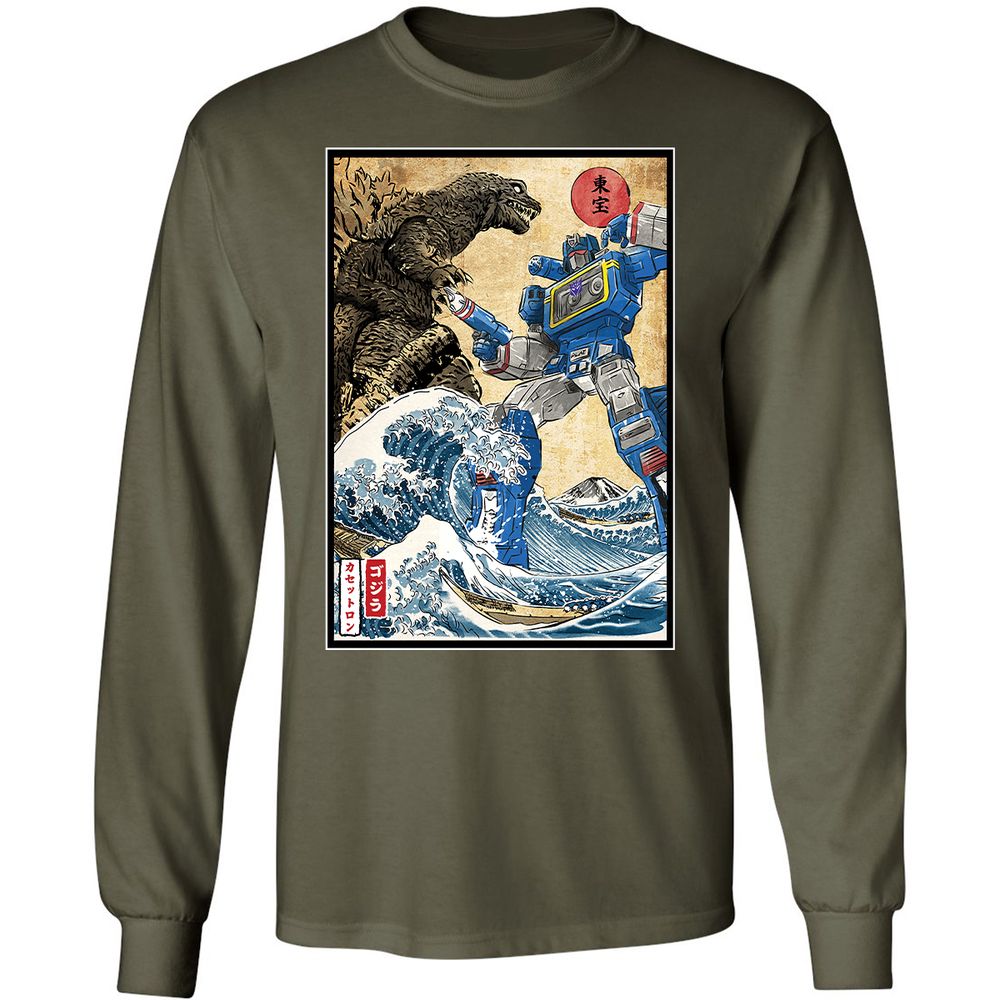 Long Sleeve T-Shirt - 1PSNTQPL - Military Green - 16