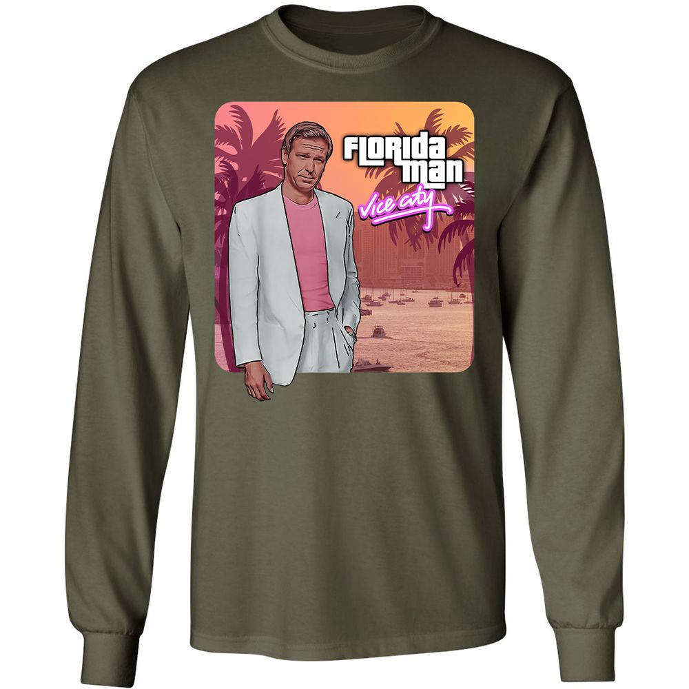 Long Sleeve T-Shirt - 96CPNVBL - Military Green - 16