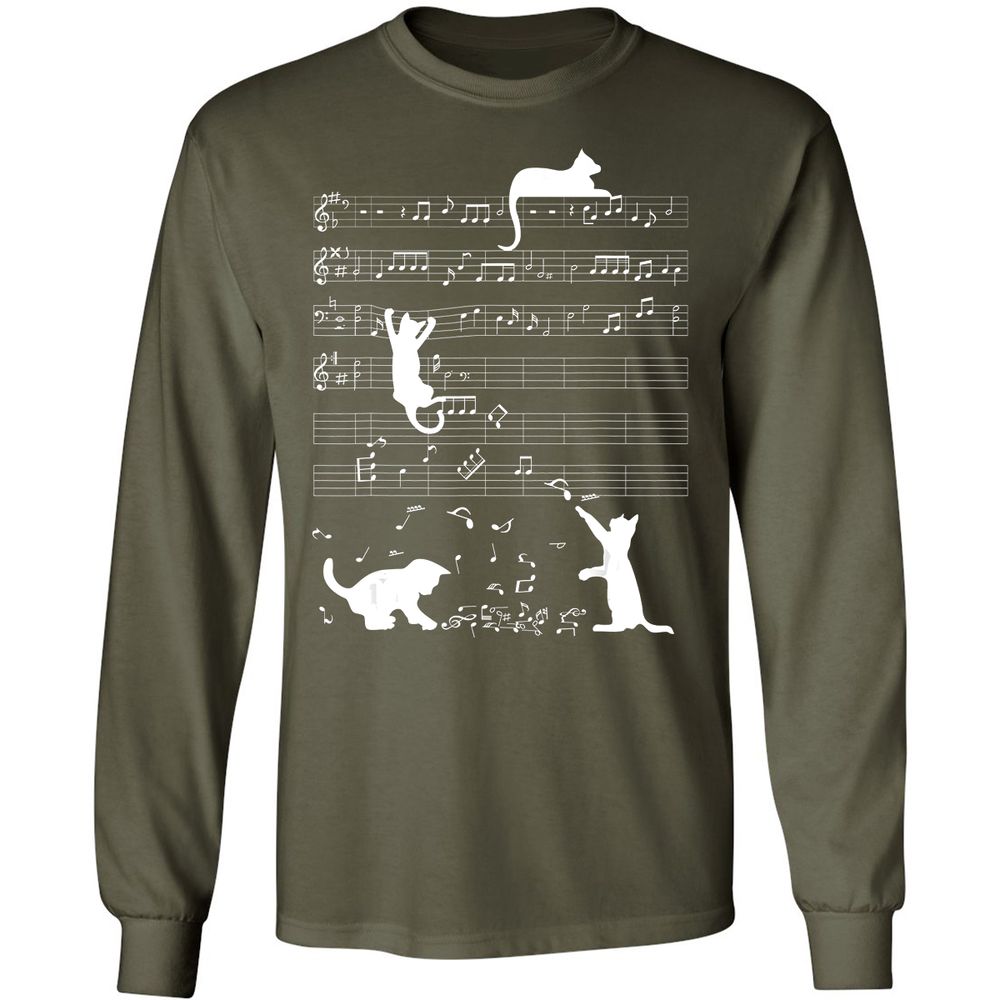 Long Sleeve T-Shirt - 68MBX9BK - Military Green - 16