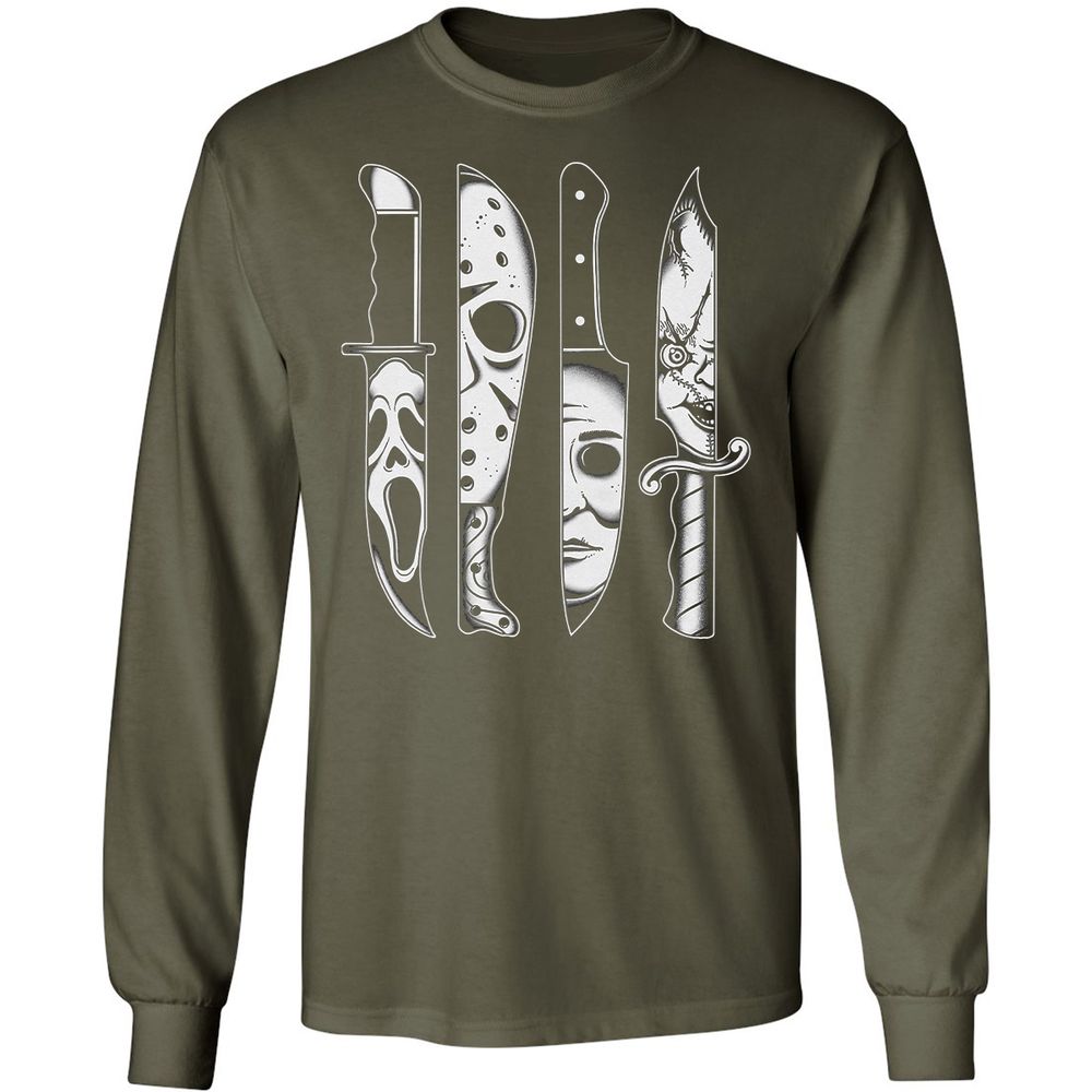 Long Sleeve T-Shirt - S5R58QCS - Military Green - 16