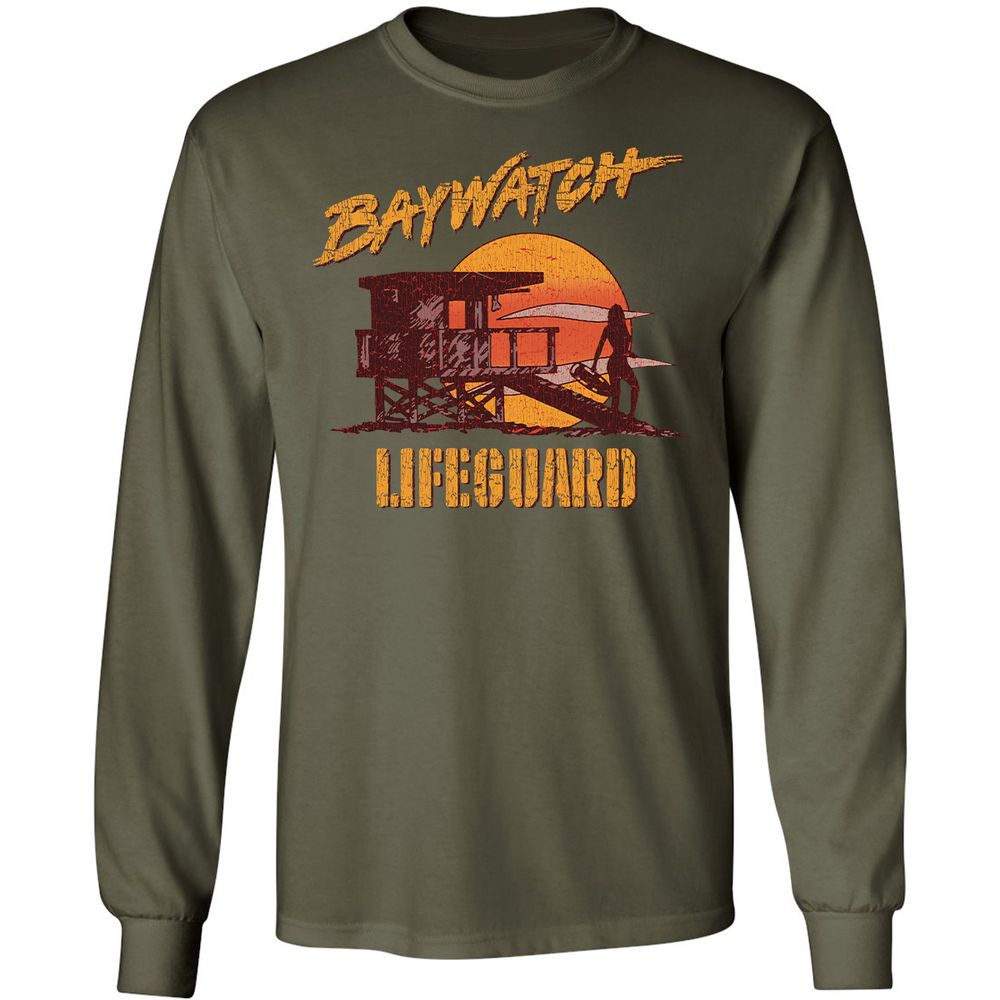 Long Sleeve T-Shirt - THM75LNG - Military Green - 16