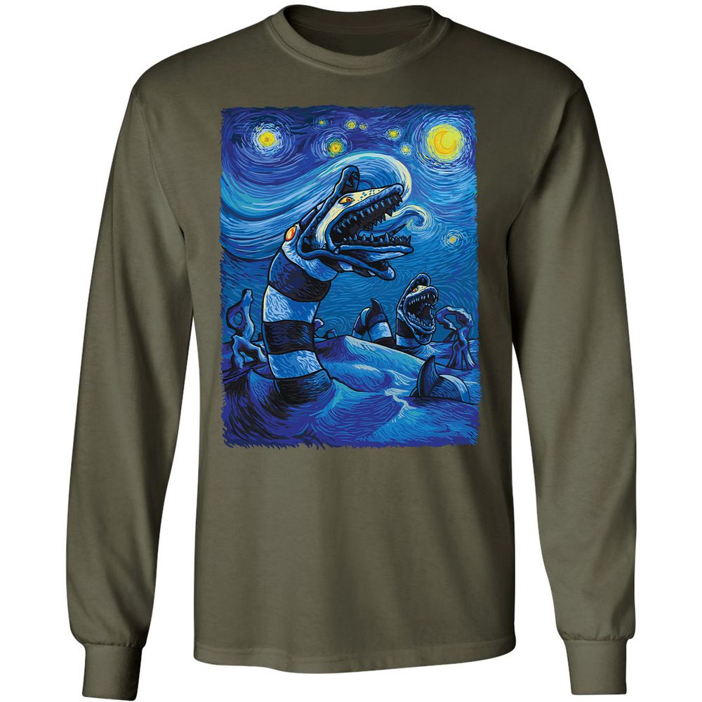 Long Sleeve T-Shirt - 4ZM4PBNV - Military Green - 16