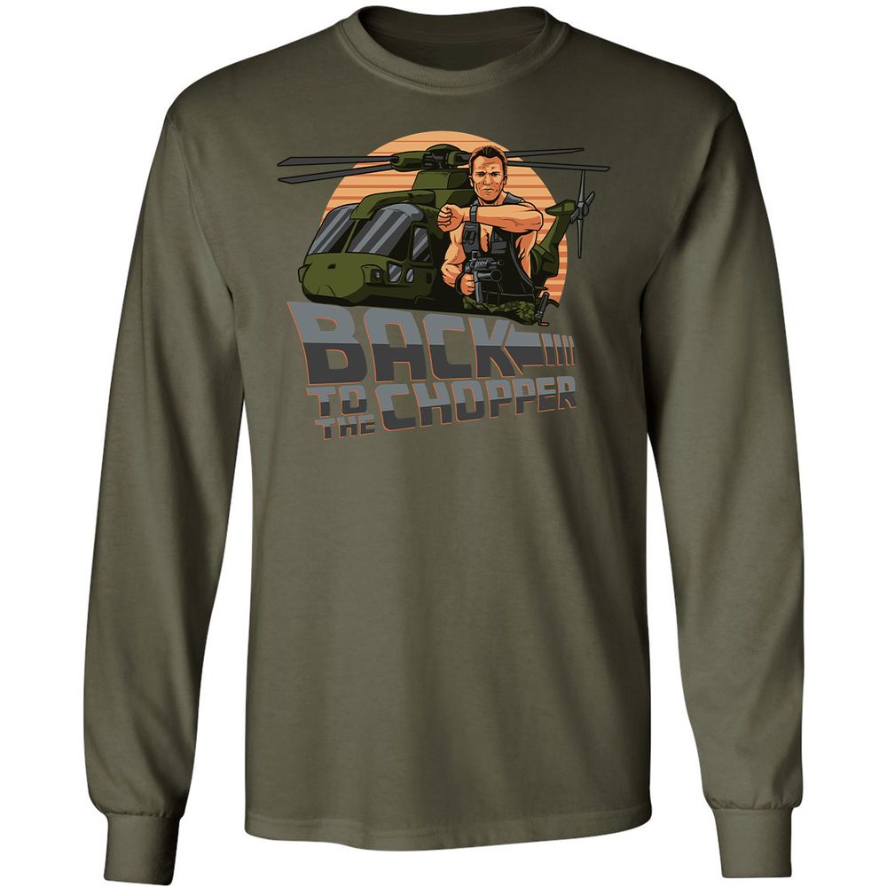 Long Sleeve T-Shirt - CW5HDRU7 - Military Green - 16