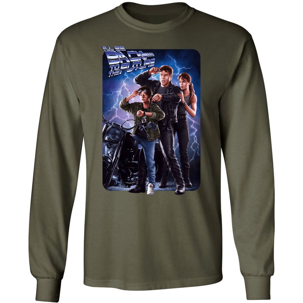 Long Sleeve T-Shirt - KTAAVCM4 - Military Green - 16