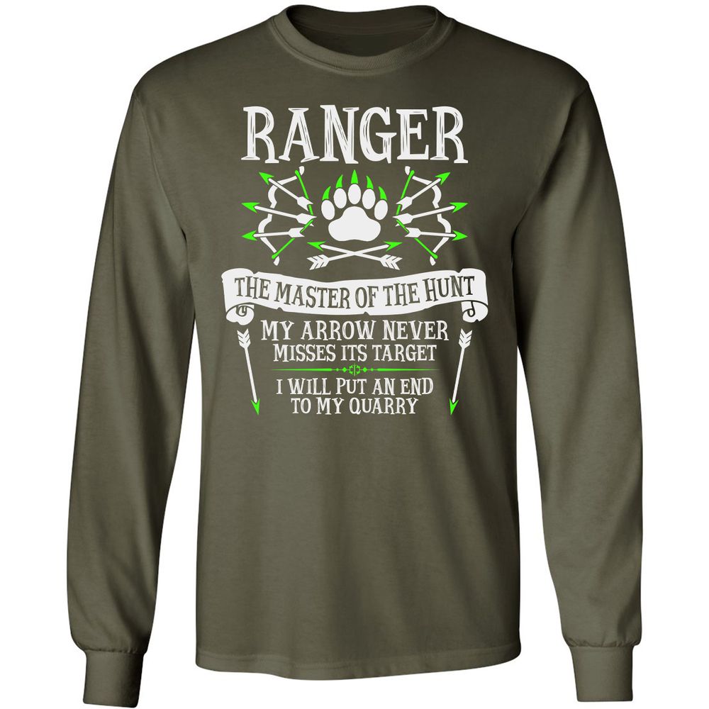 Long Sleeve T-Shirt - BPHWM9YS - Military Green - 16